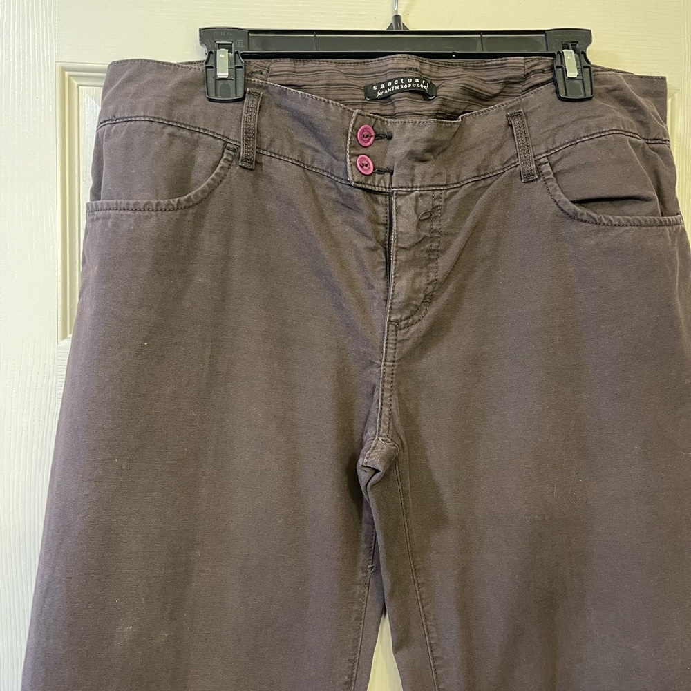 Sanctuary for Anthropologie brown vintage trouser
